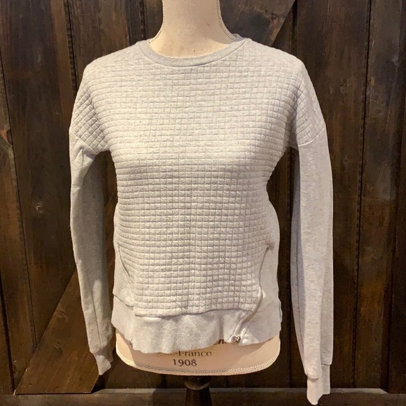 Grey waffle diadora crew neck sweater - Picture 1 of 10